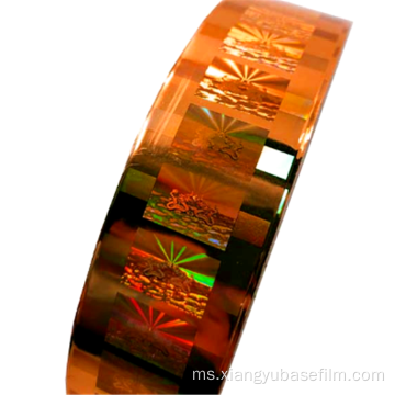 Filem Pembungkusan Rokok PET Hologram Foil Lamination